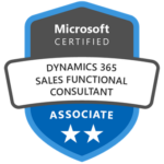 D365 Sales Functional Consultant