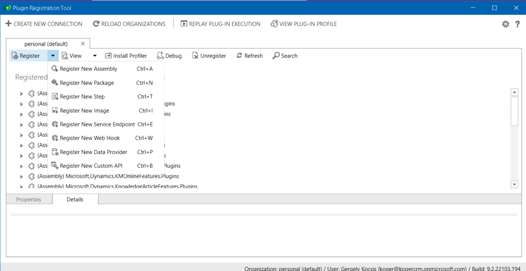 Plugin Registration Tool